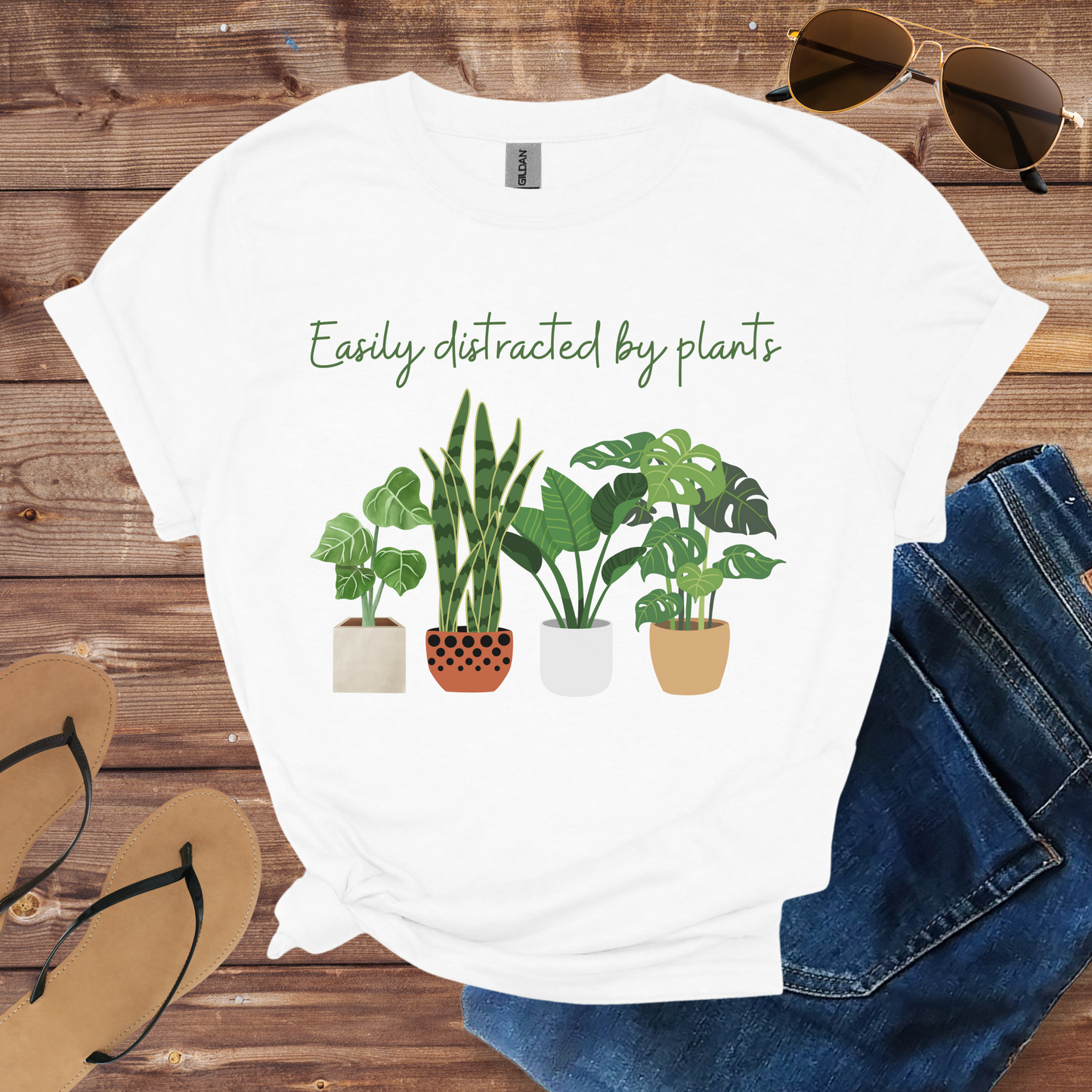 Easily Distracted by Plants Shirt