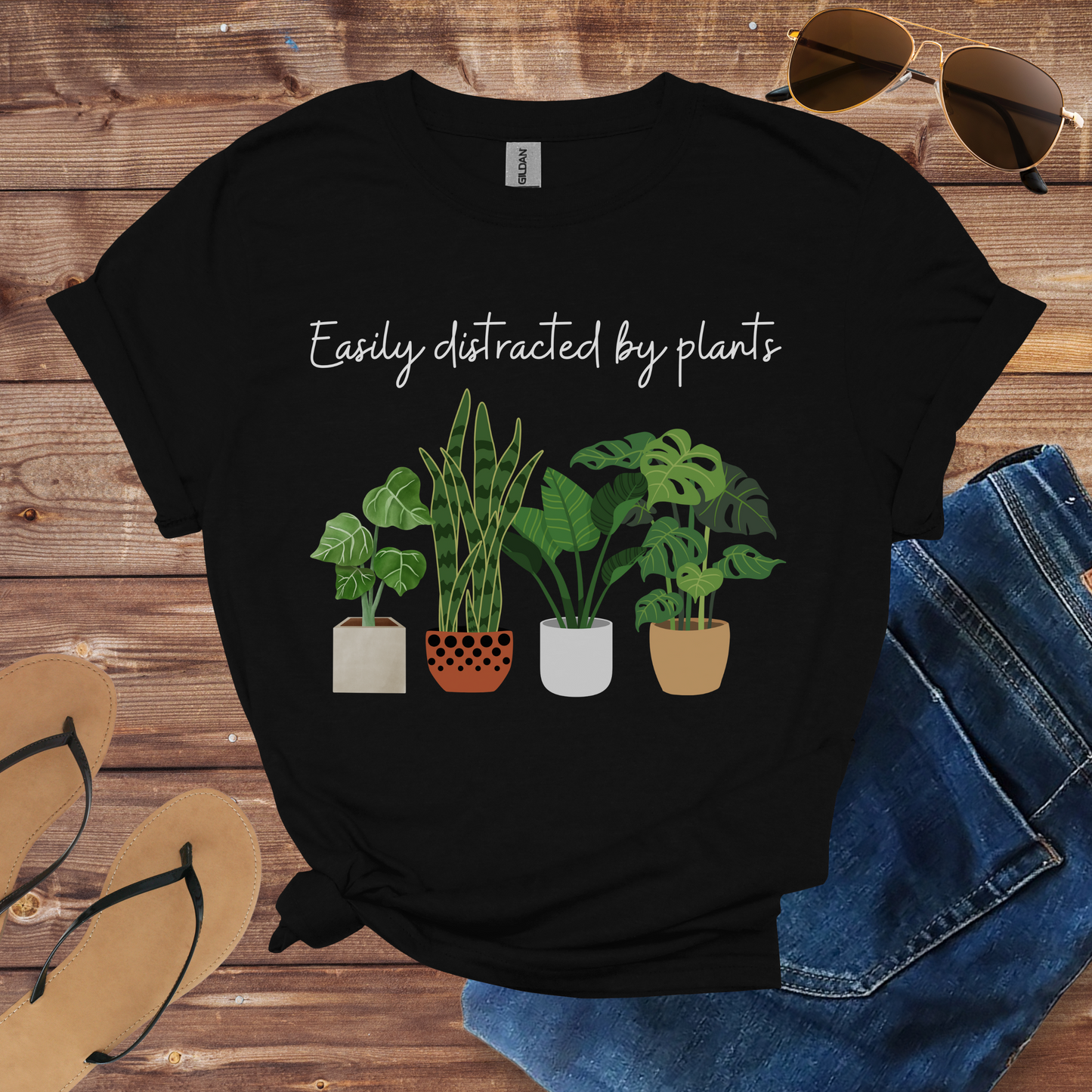 Easily Distracted by Plants Shirt