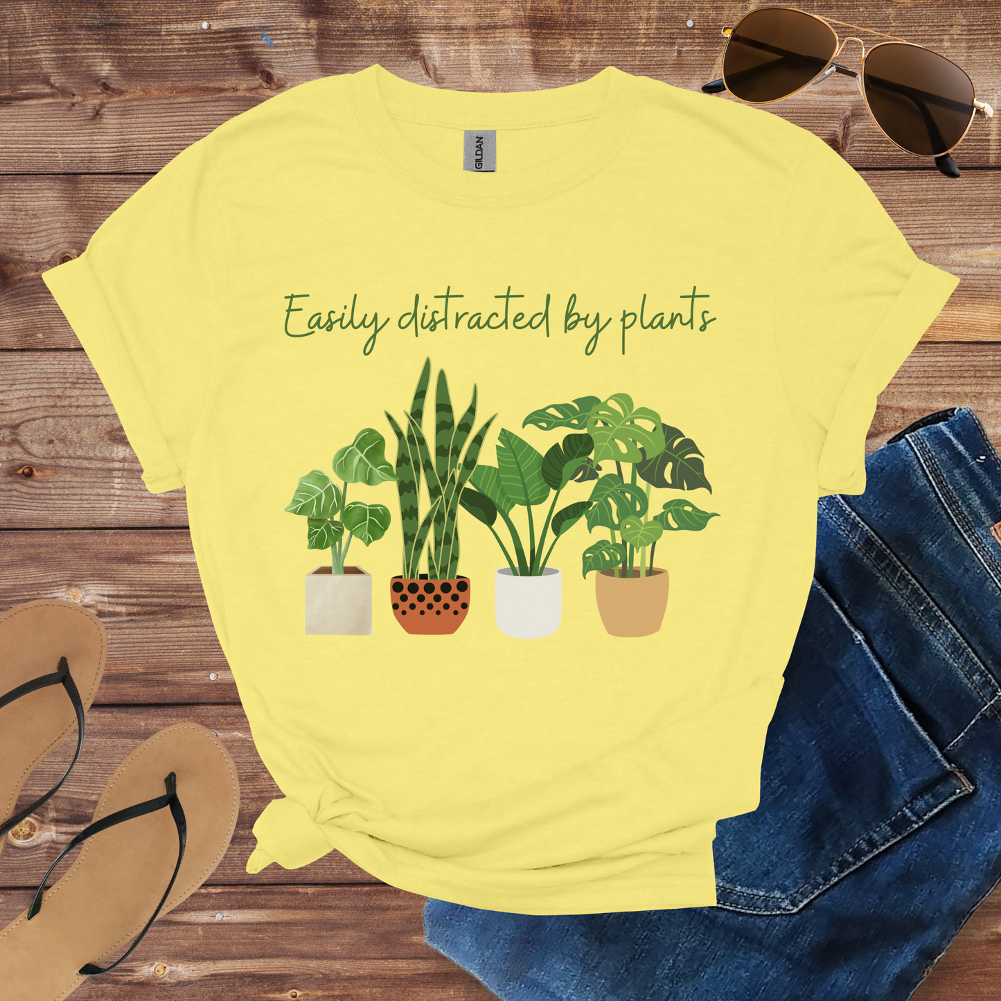 Easily Distracted by Plants Shirt