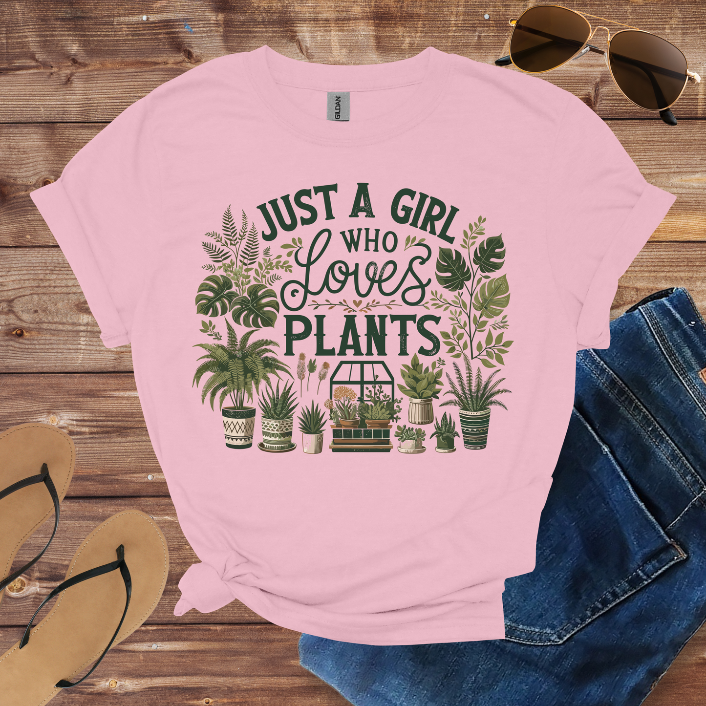Plant Lover Girl Shirt