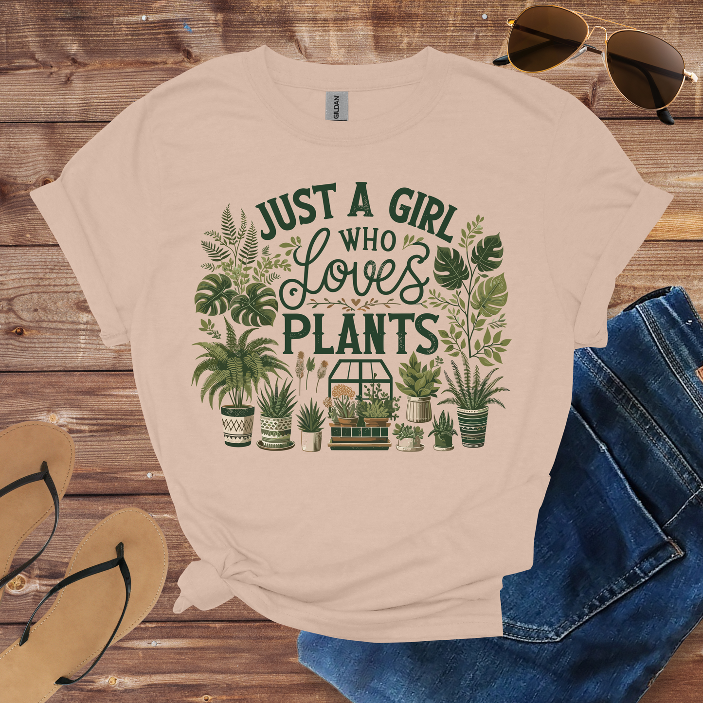 Plant Lover Girl Shirt