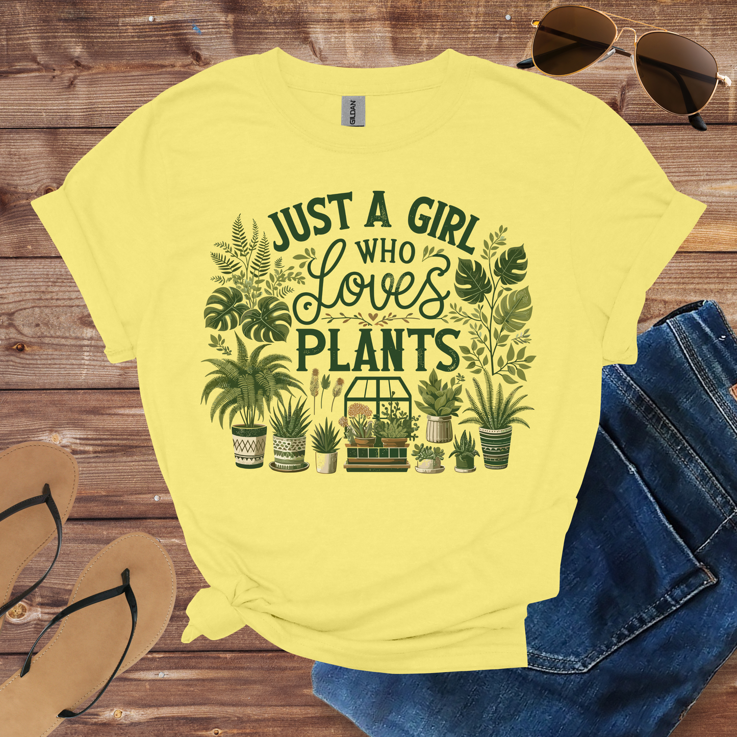 Plant Lover Girl Shirt