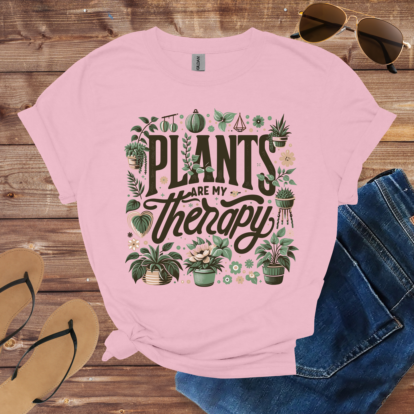 Plants Are My Therapy Shirt