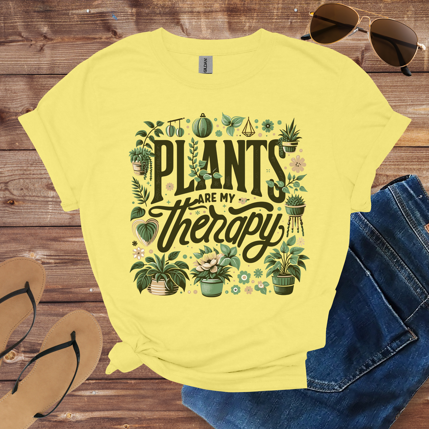 Plants Are My Therapy Shirt
