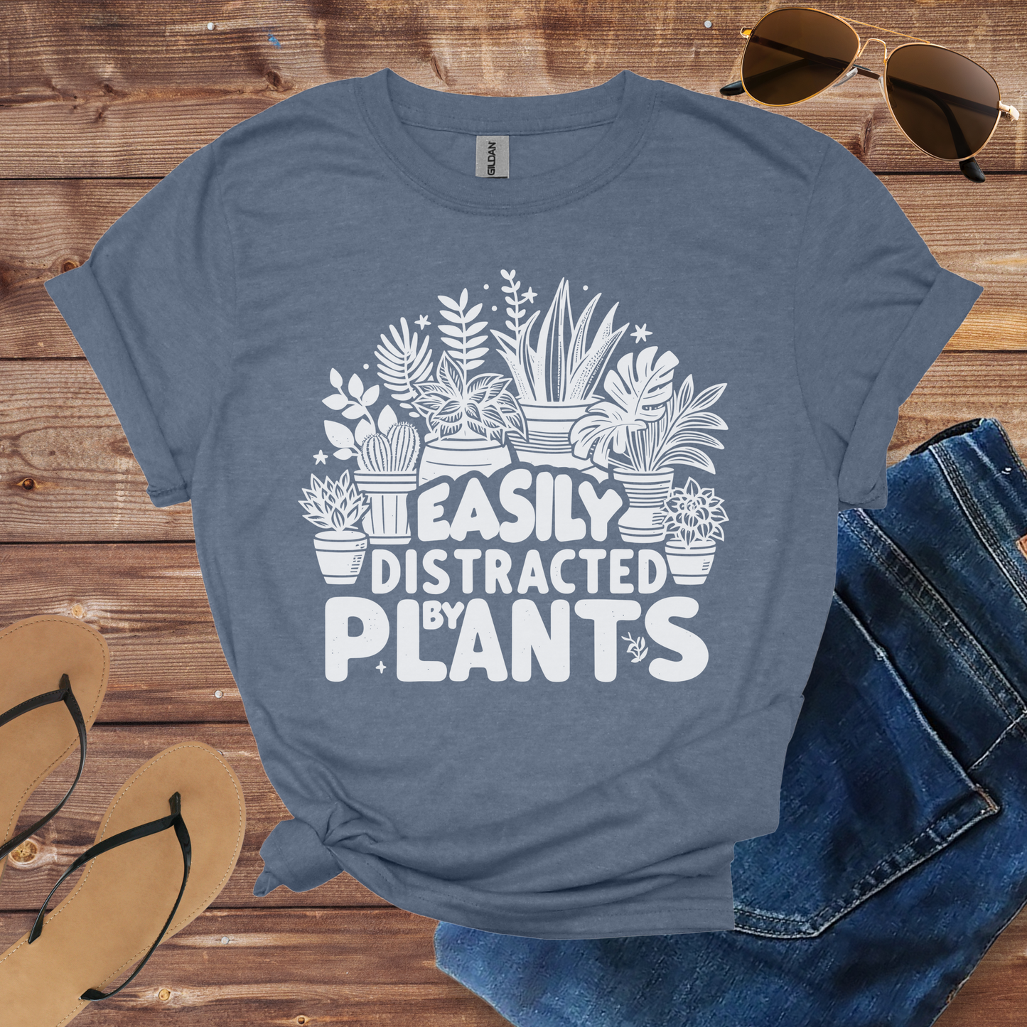 Easily Distracted By Plants Shirt