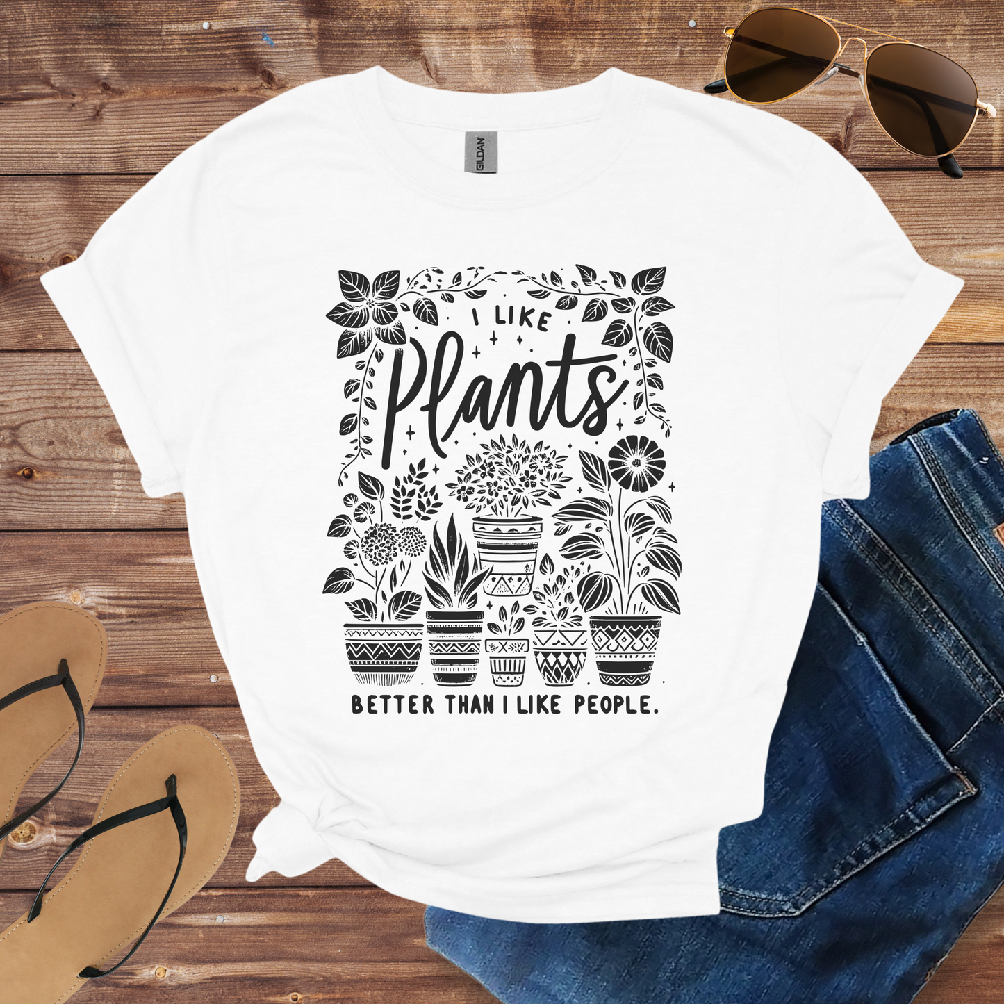I Like Plants Better Than People Shirt
