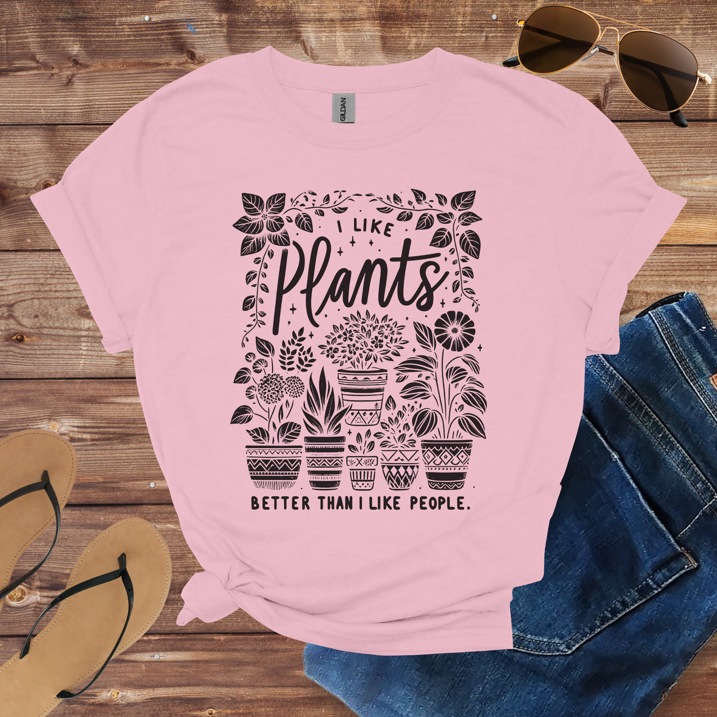 I Like Plants Better Than People Shirt