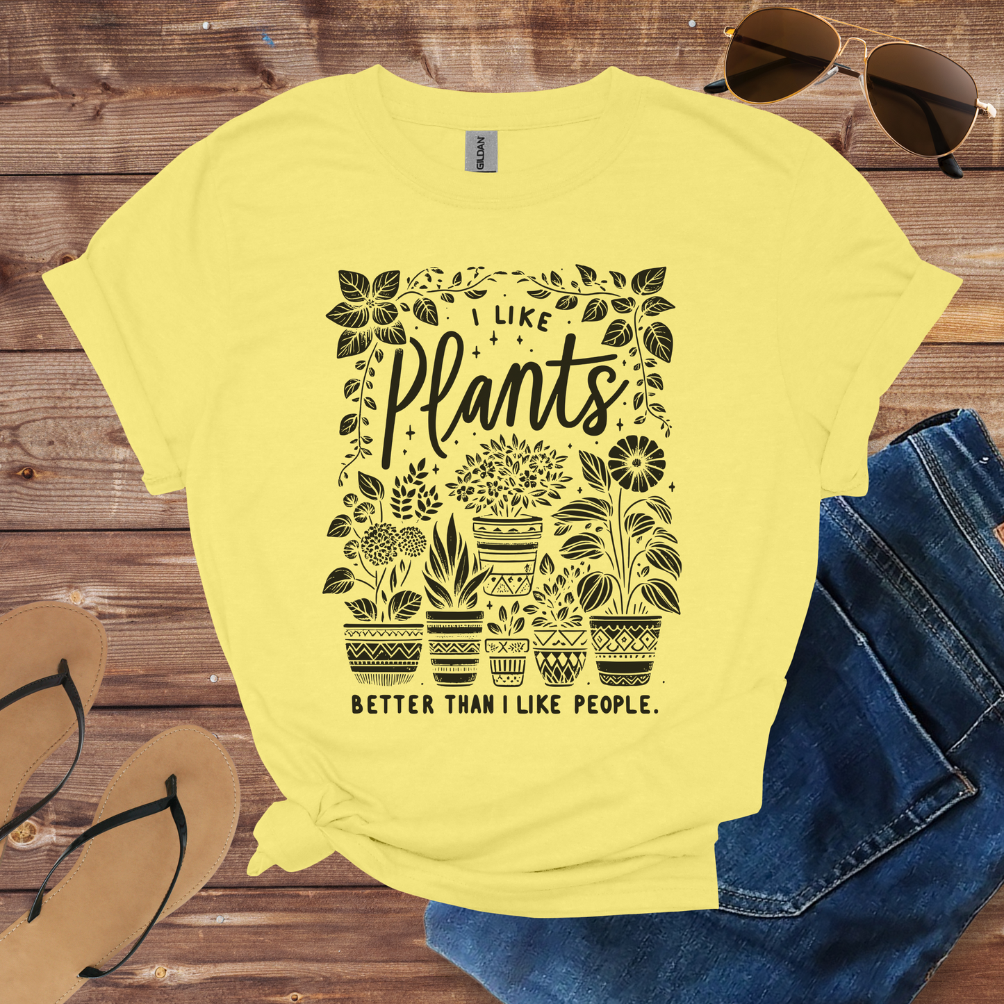 I Like Plants Better Than People Shirt