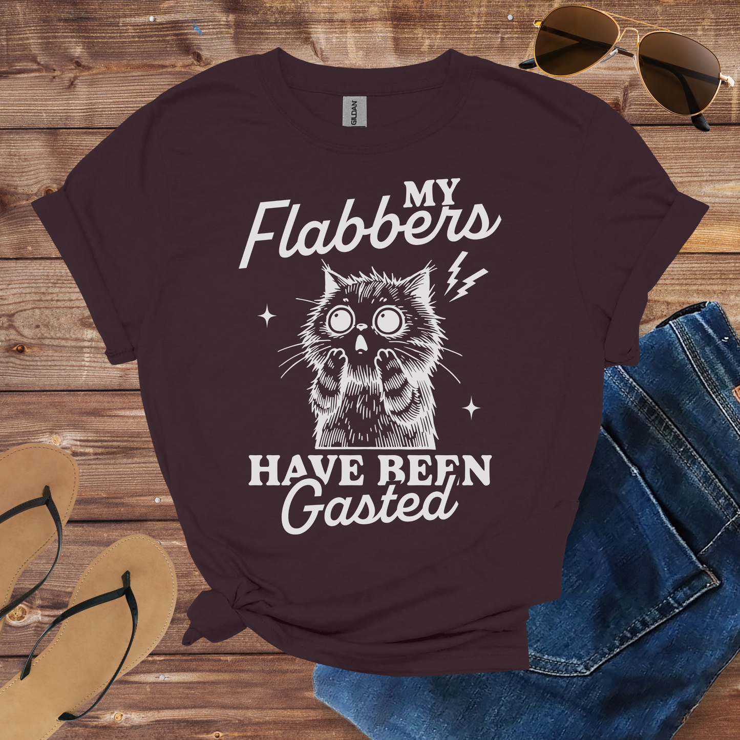Flabbergasted Cat Shirt
