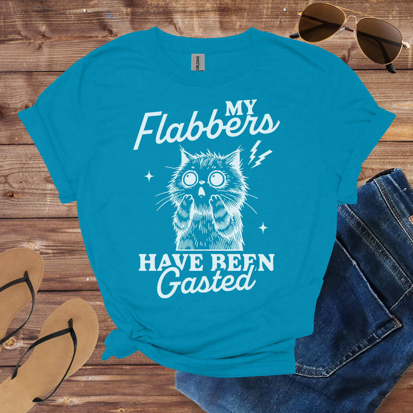 Flabbergasted Cat Shirt