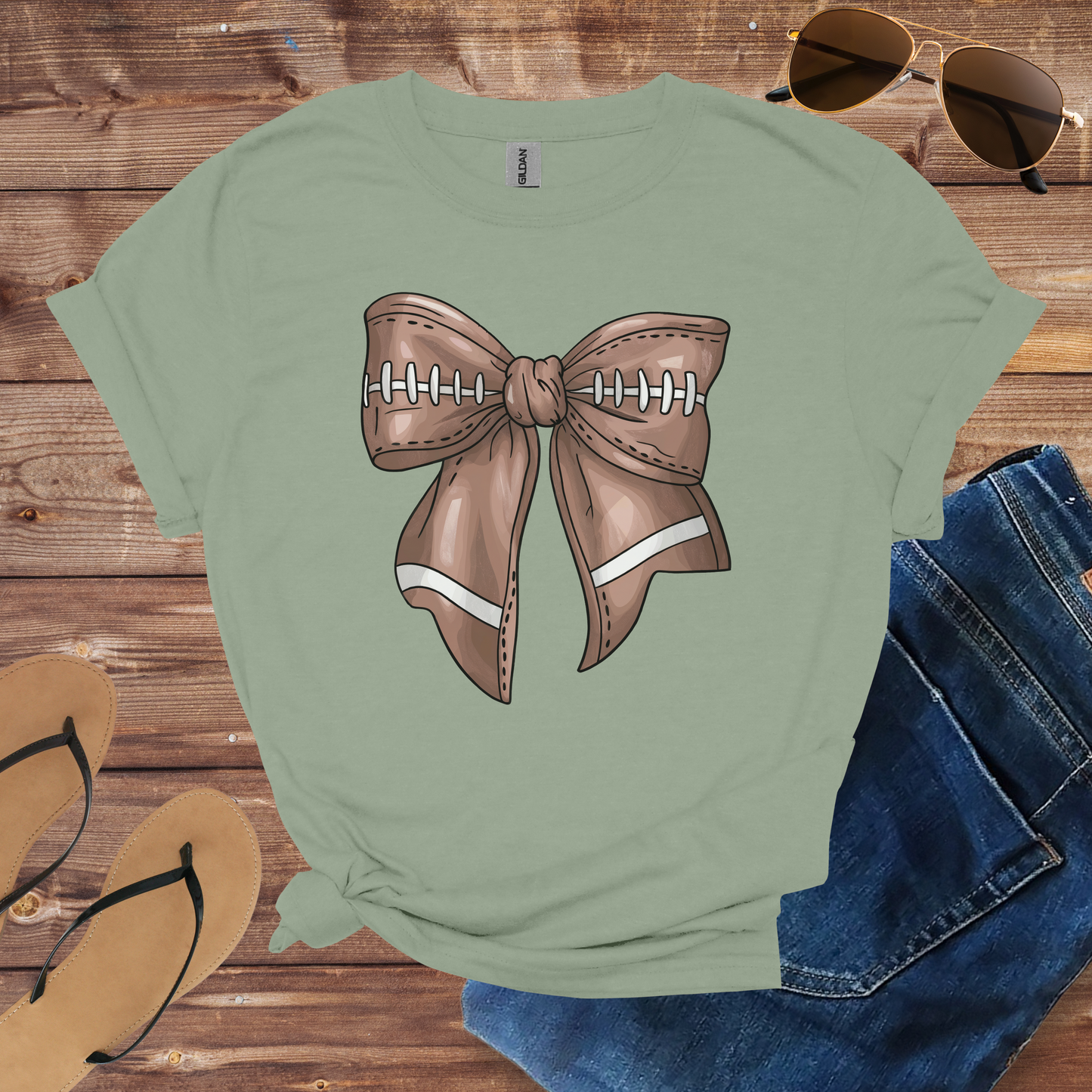 Football Bow Shirt
