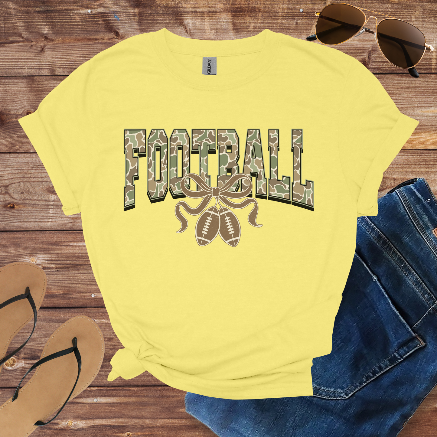 Camo Football Shirt