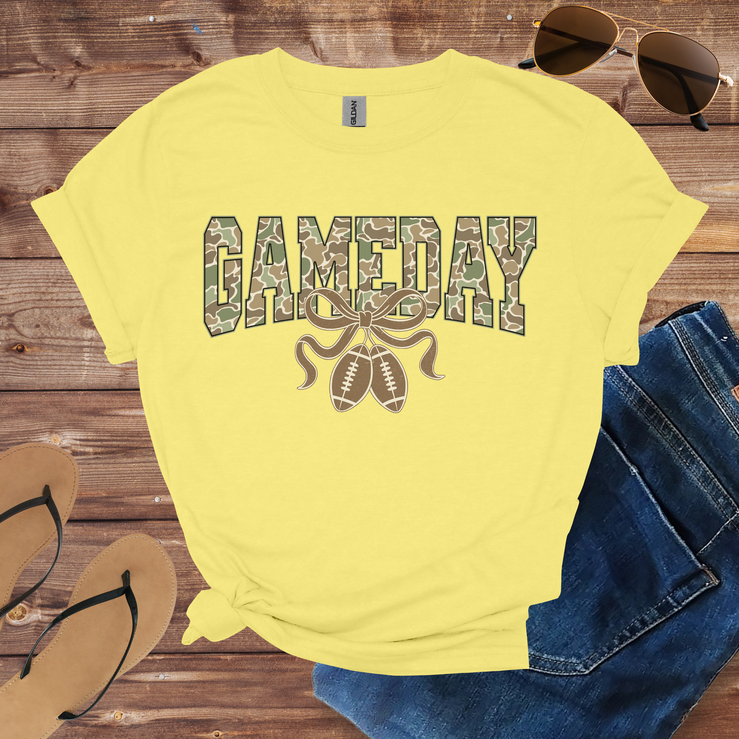 Camo Gameday Football Shirt