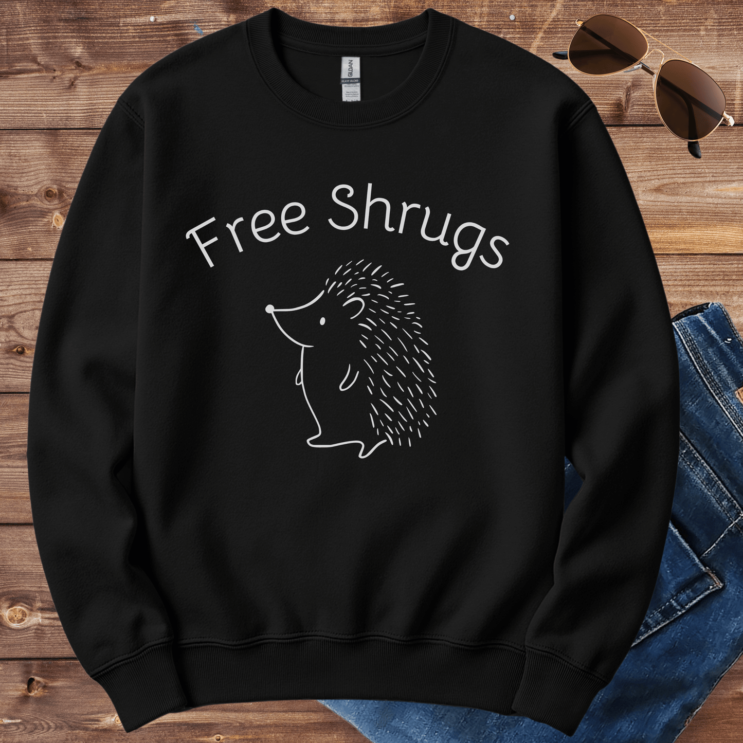 Free Shrugs Crewneck