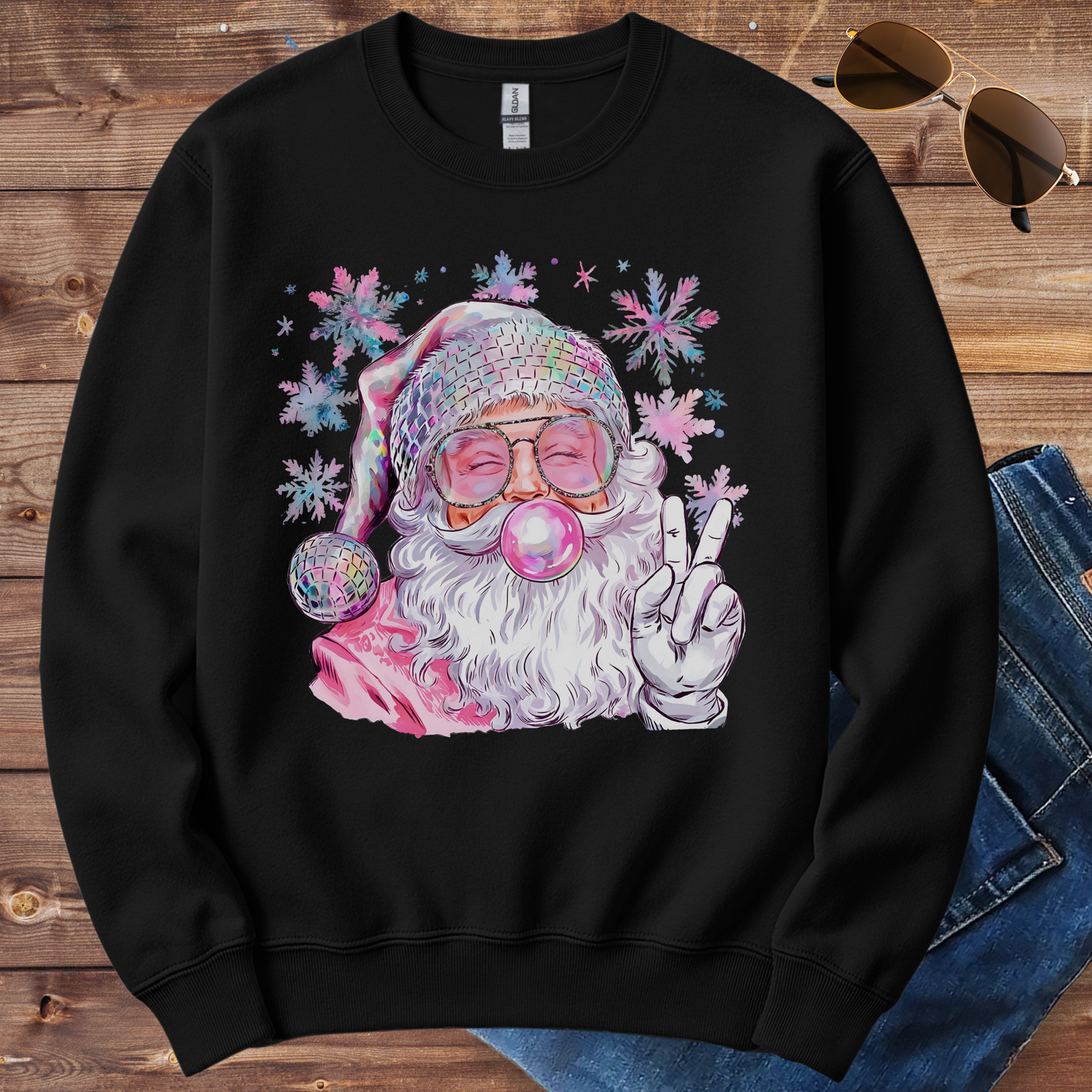 Peace Out Santa Crewneck