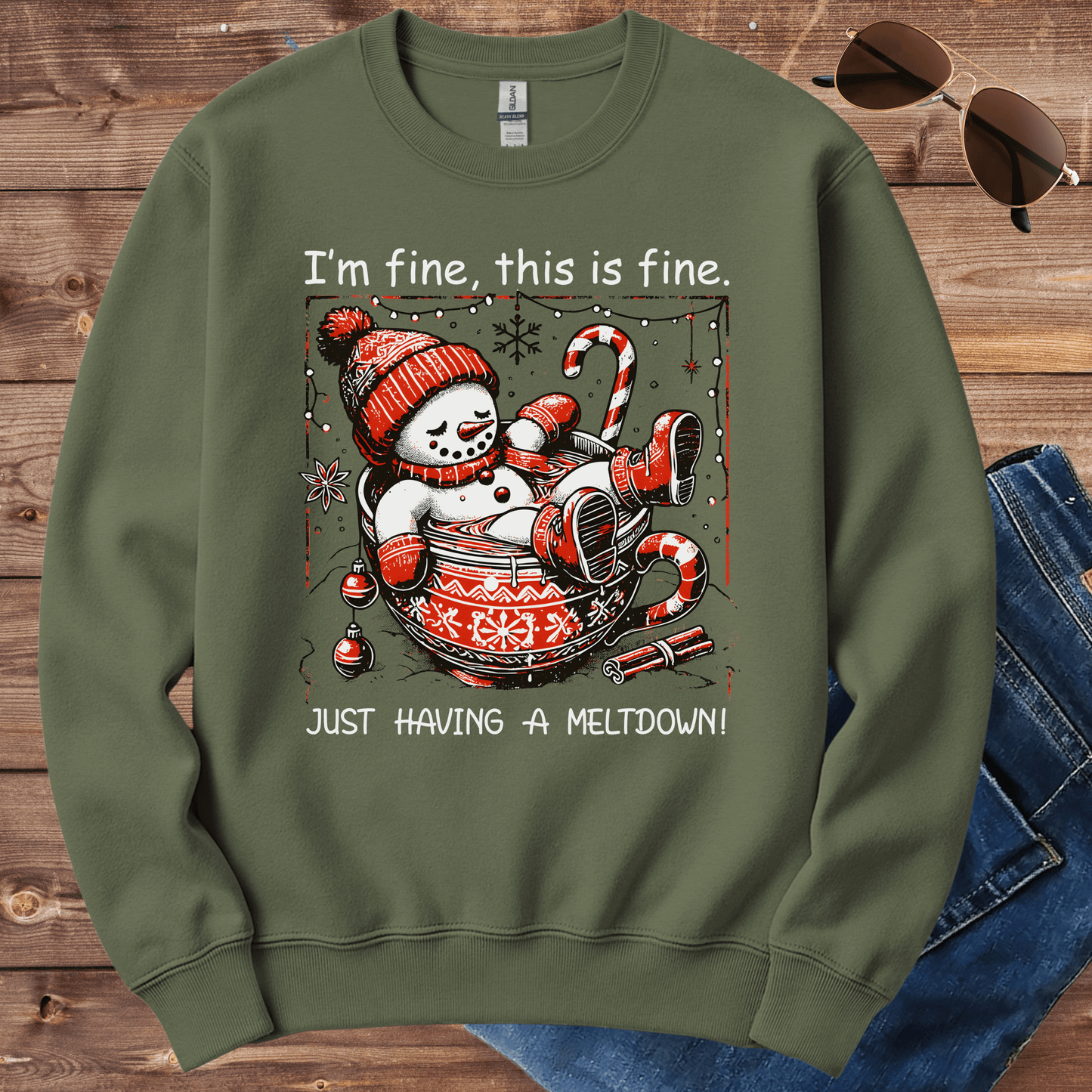 Just Having A Meltdown Crewneck