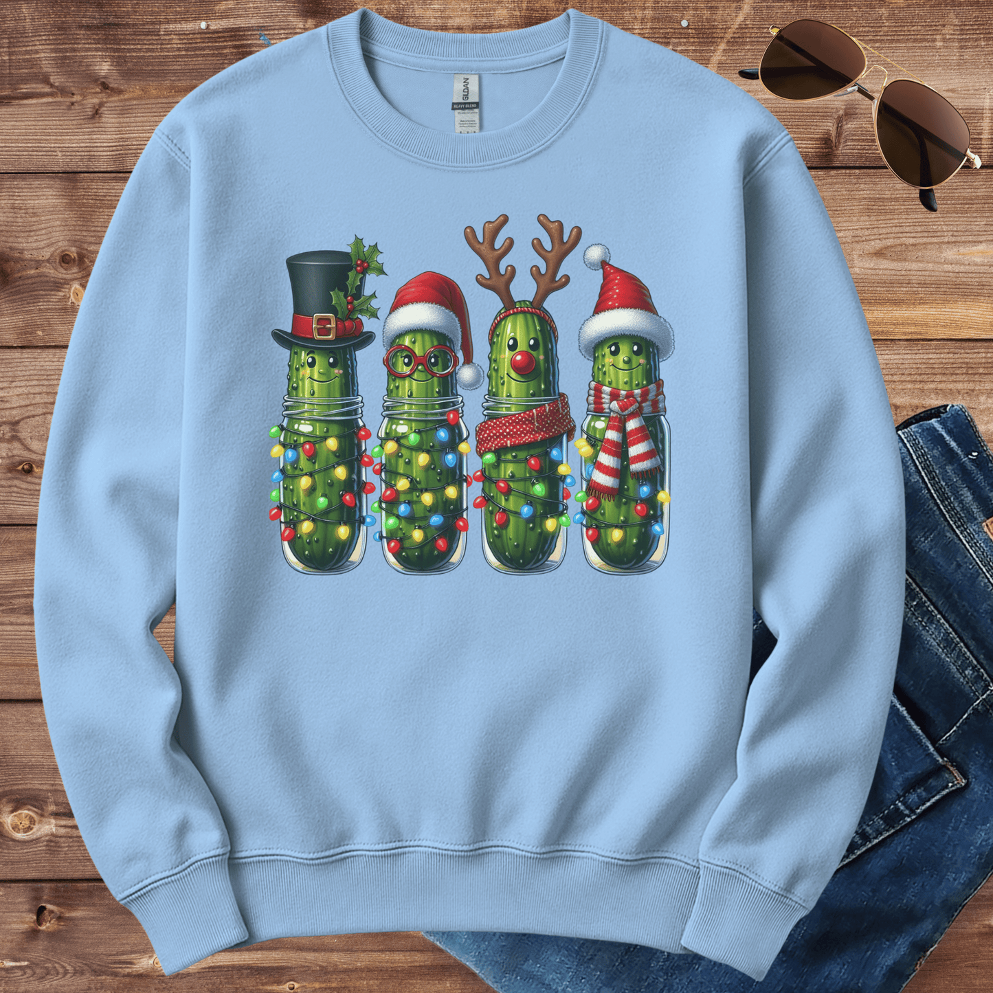 Christmas Pickle Light Crewneck