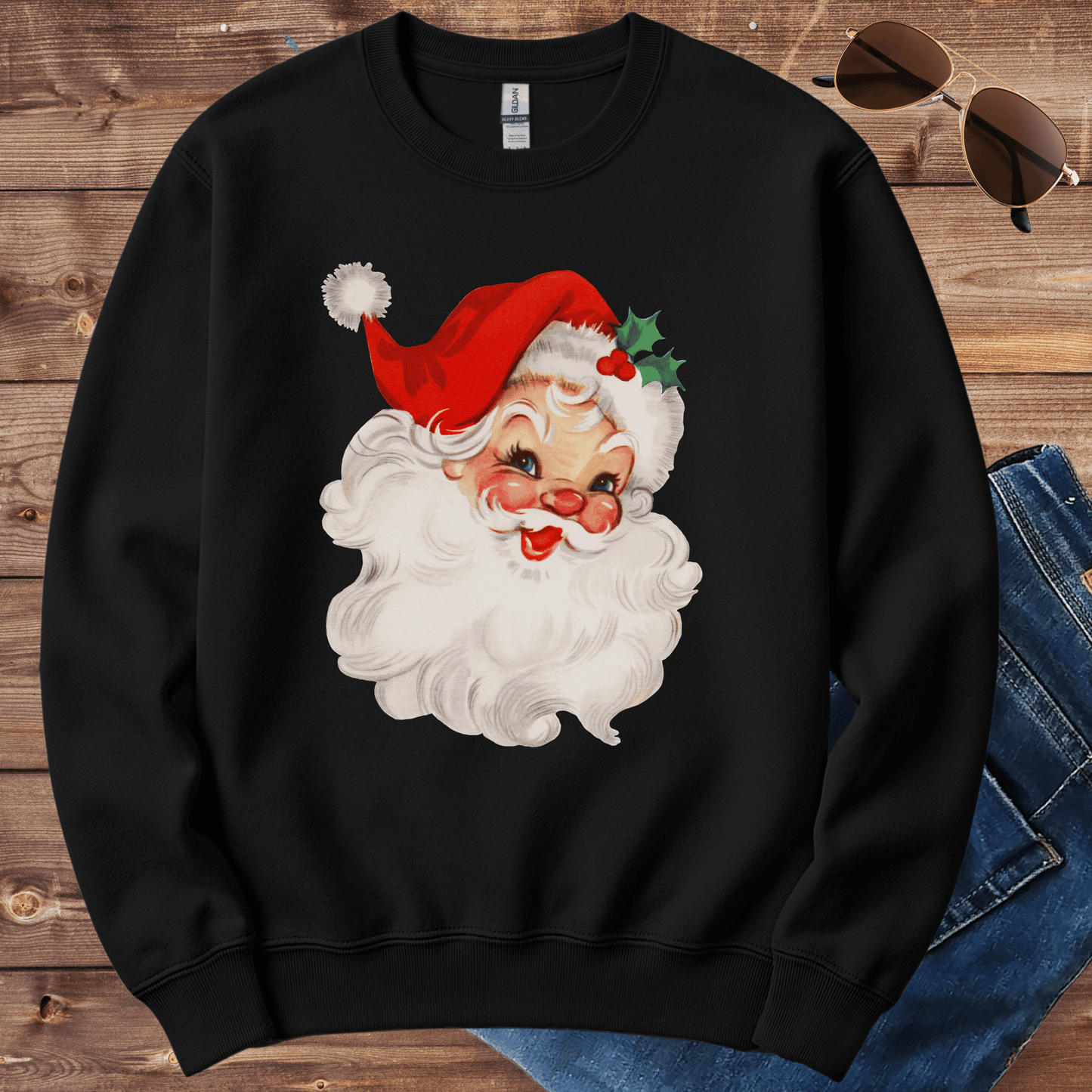 Christmas Santa Crewneck
