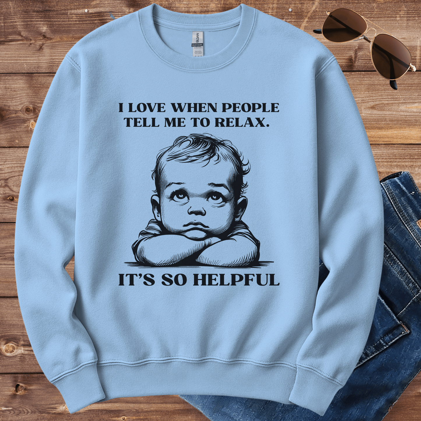 Tell Me To Relax Crewneck