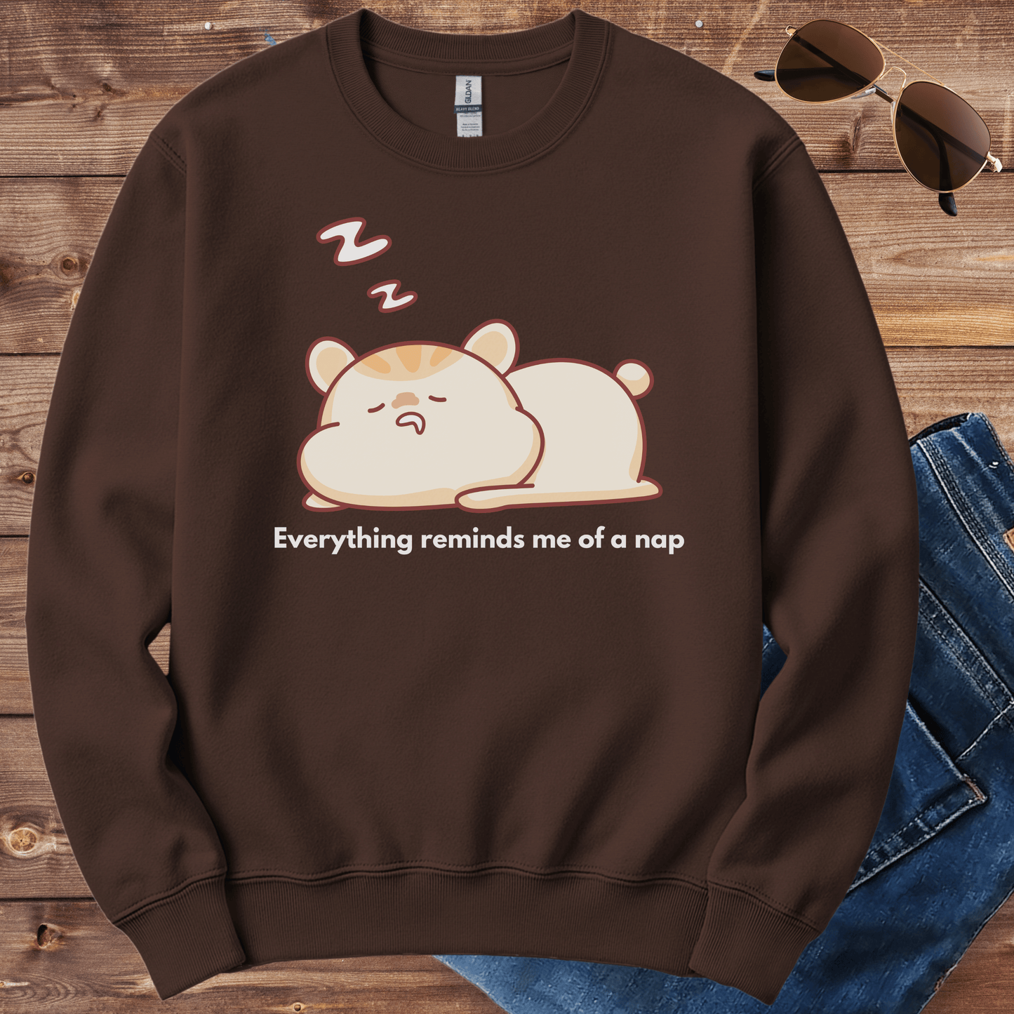 Reminds Me For Nap Crewneck