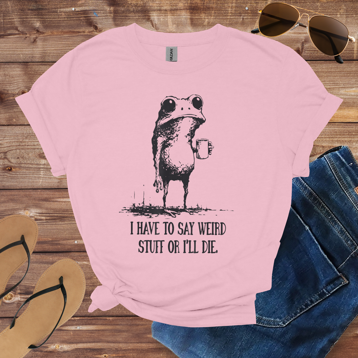 Say Weird Stuff Shirt