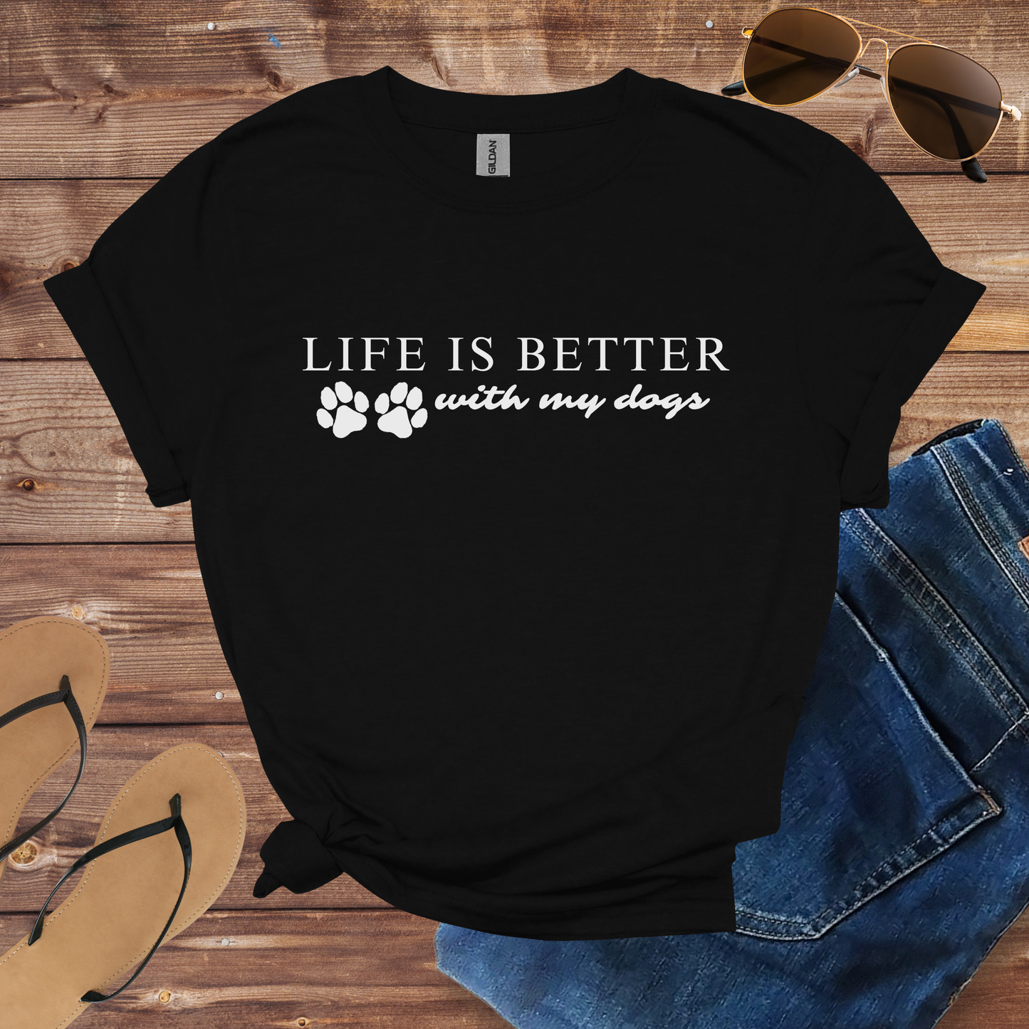 Better With Dogs Shirt