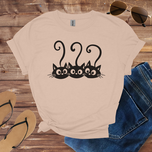 Black Cat Trio Shirt