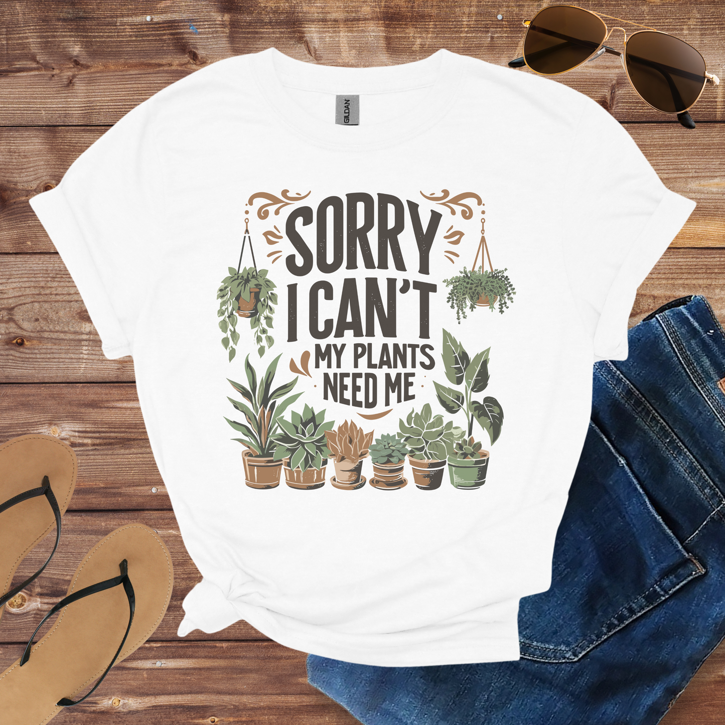 My Plants Need Me Shirt