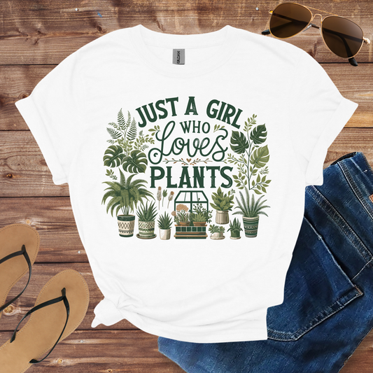 Plant Lover Girl Shirt