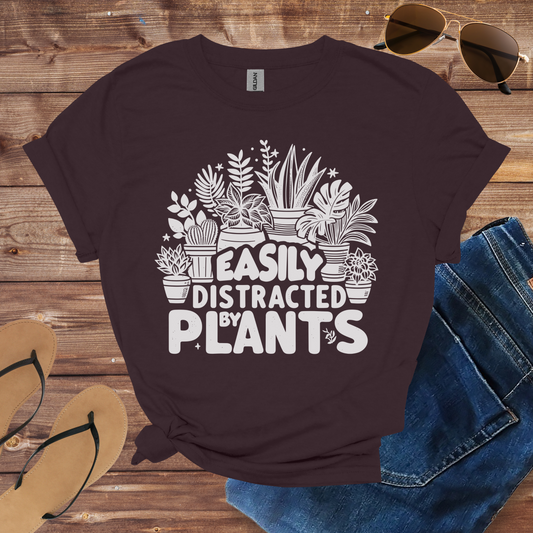 Easily Distracted By Plants Shirt