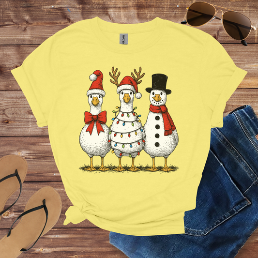 Christmas Goose Trio Shirt