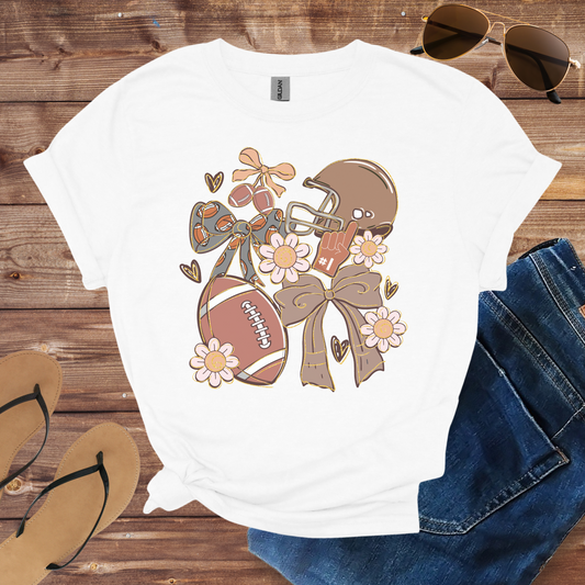 Football And Flowers Shirt