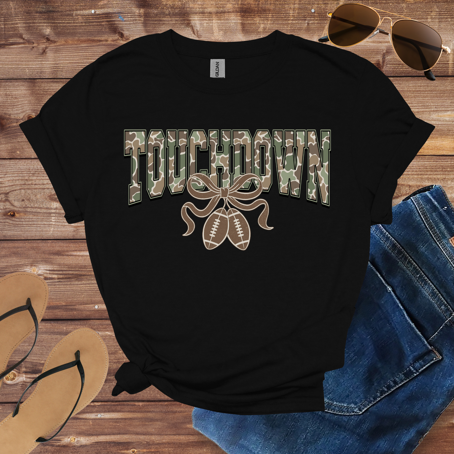 Camo Touchdown Football Shirt