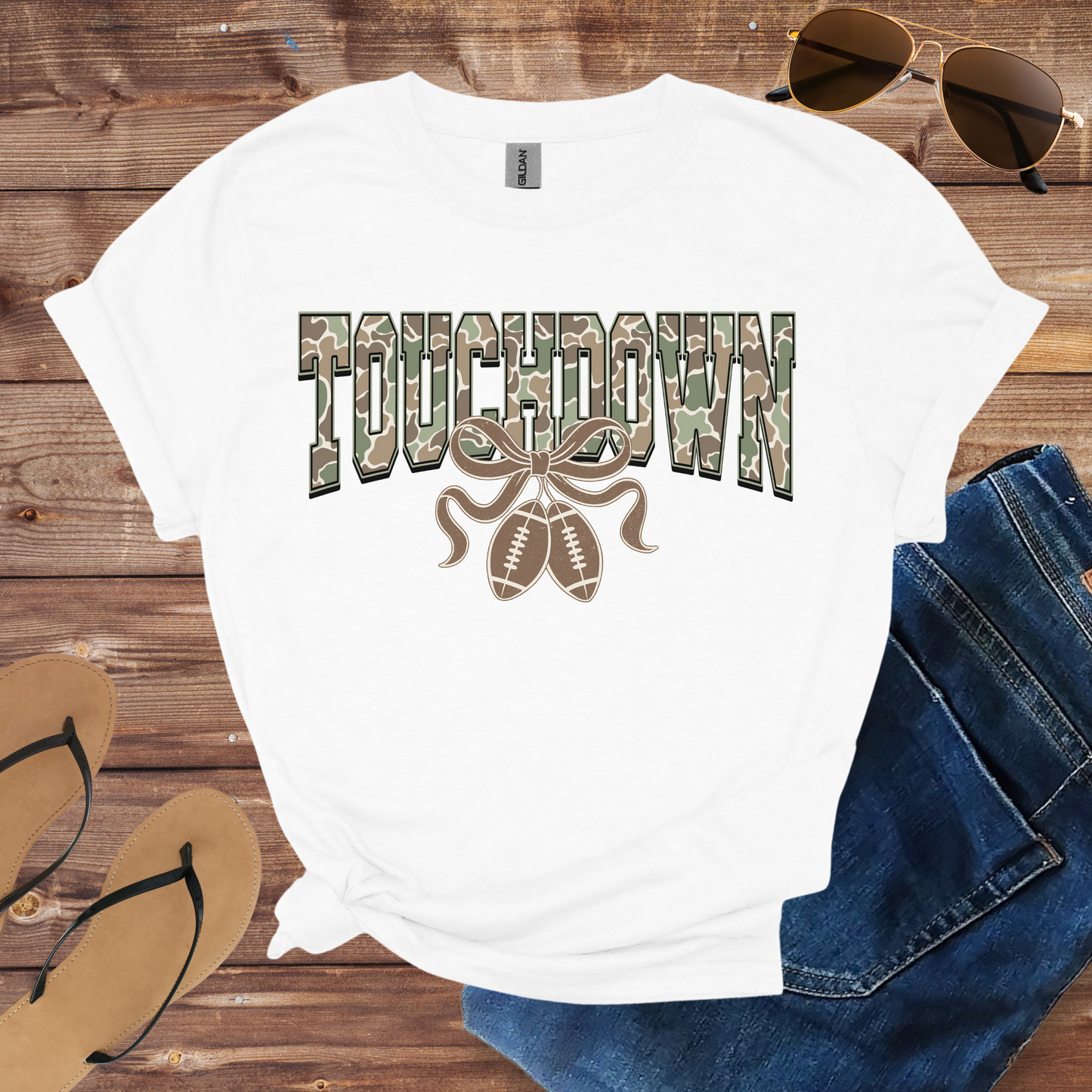Camo Touchdown Football Shirt