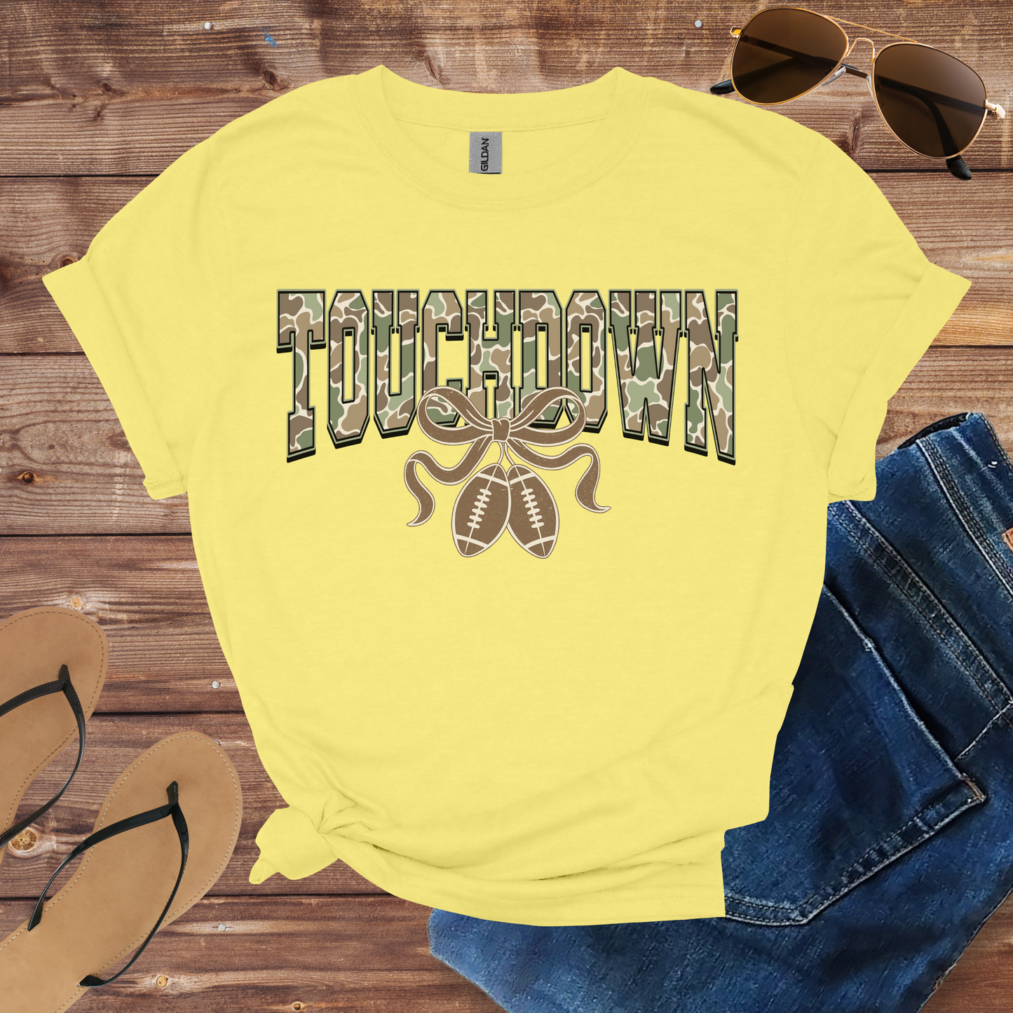 Camo Touchdown Football Shirt