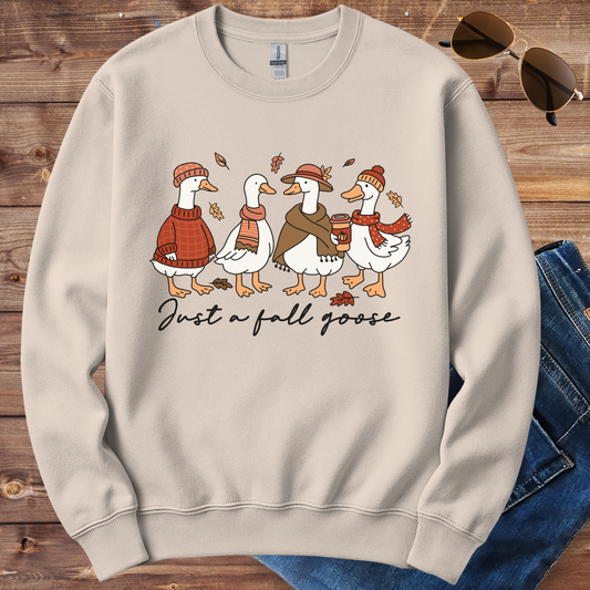 Just A Fall Goose Crewneck