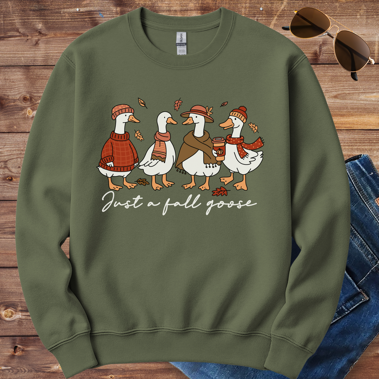 Just A Fall Goose Crewneck