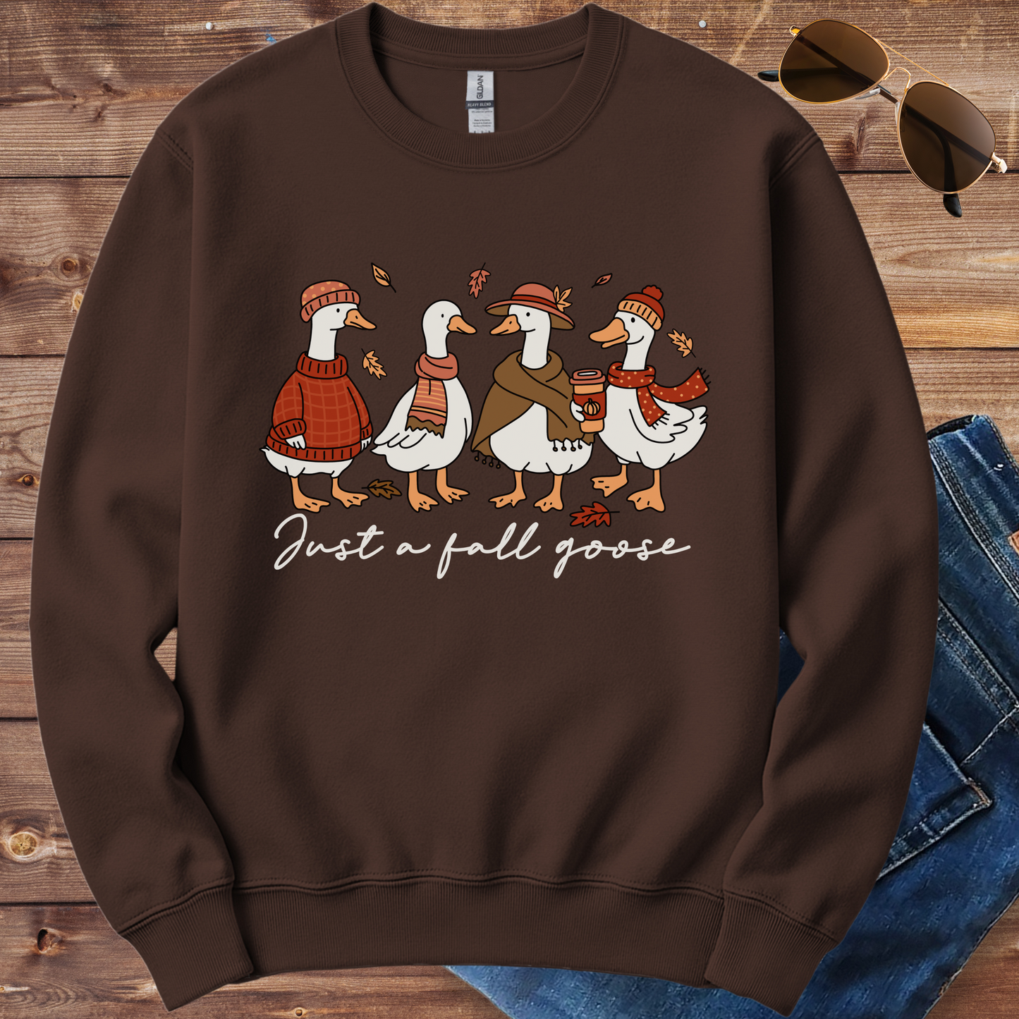 Just A Fall Goose Crewneck