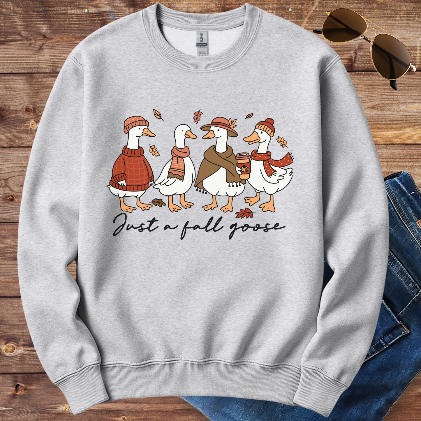 Just A Fall Goose Crewneck