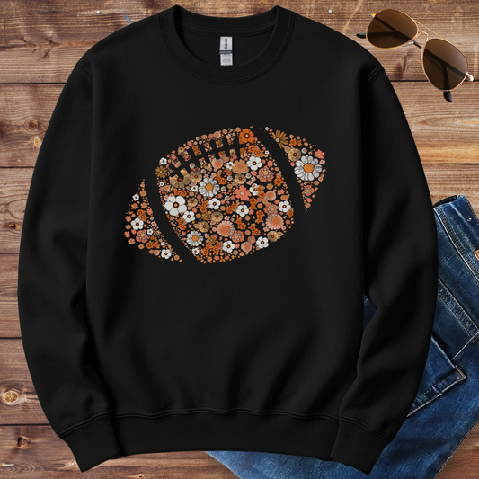 Floral Football Crewneck
