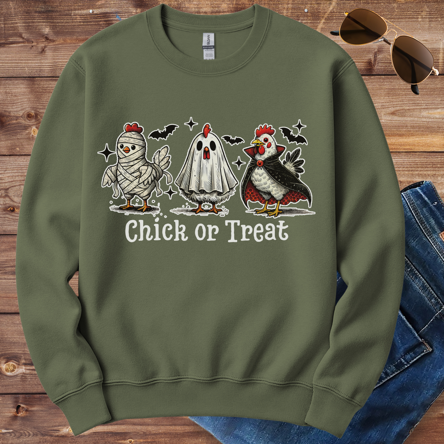 Chick Or Treat Crewneck