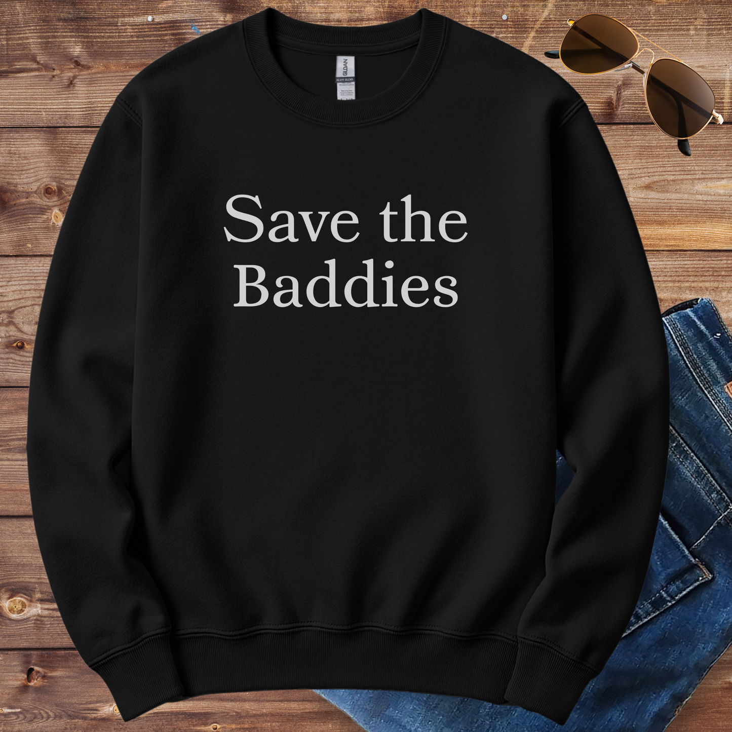 Save the Baddies Crewneck