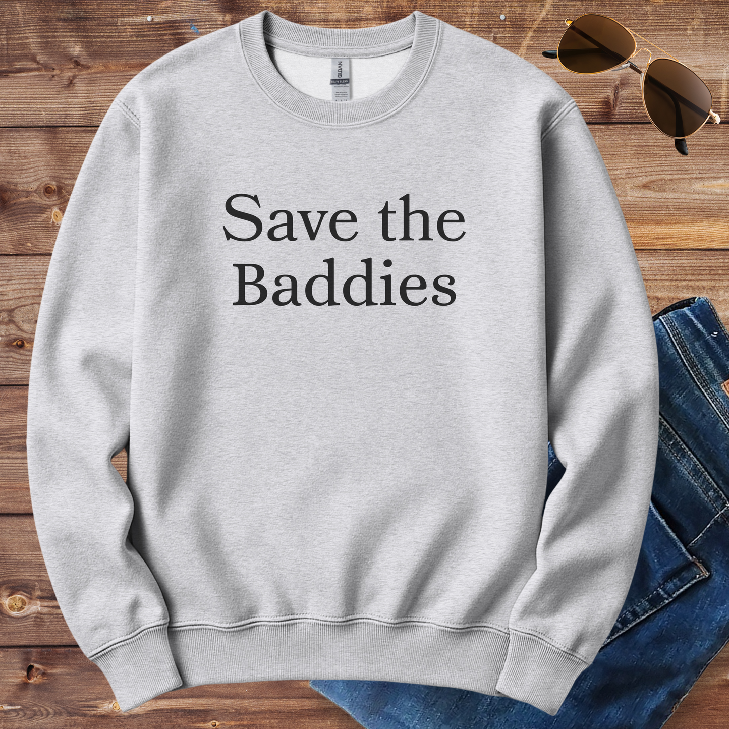 Save the Baddies Crewneck