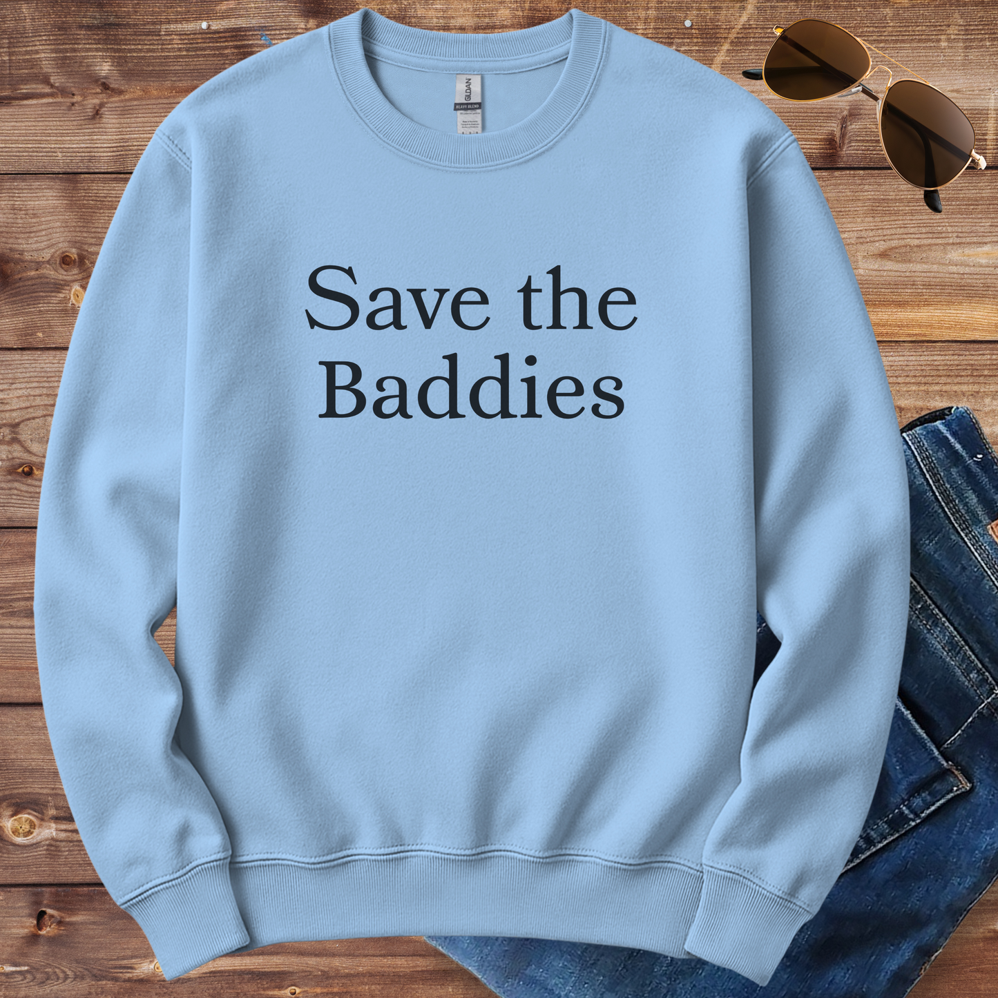 Save the Baddies Crewneck