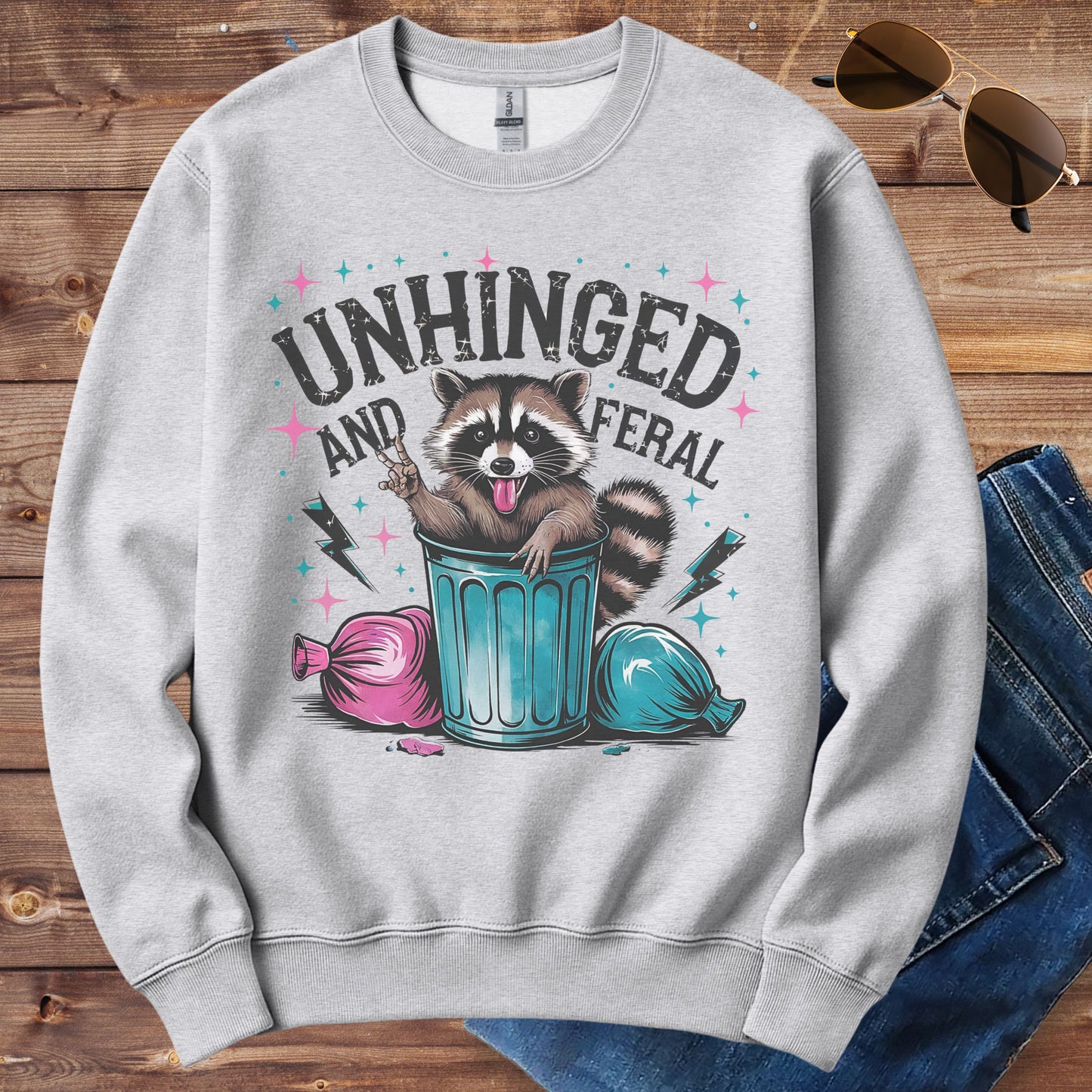 Unhinged And Feral Crewneck