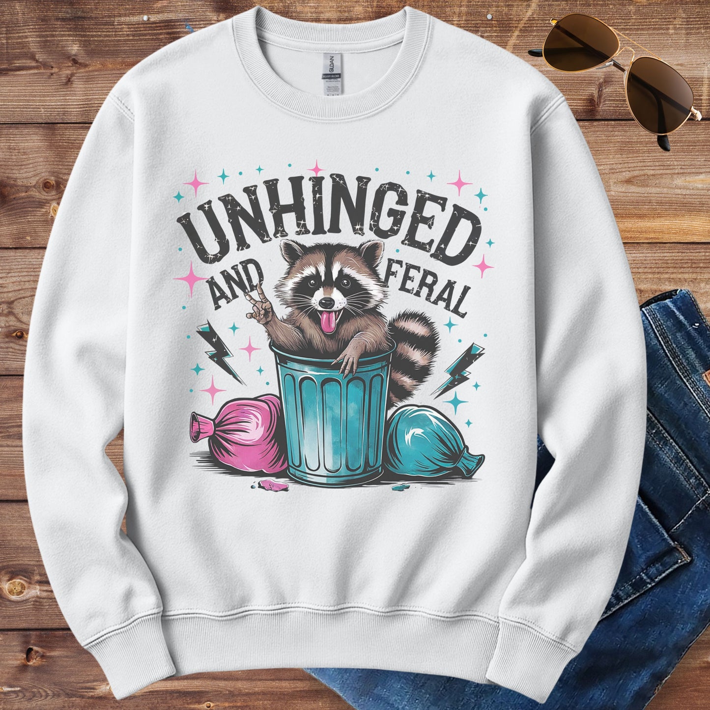 Unhinged And Feral Crewneck