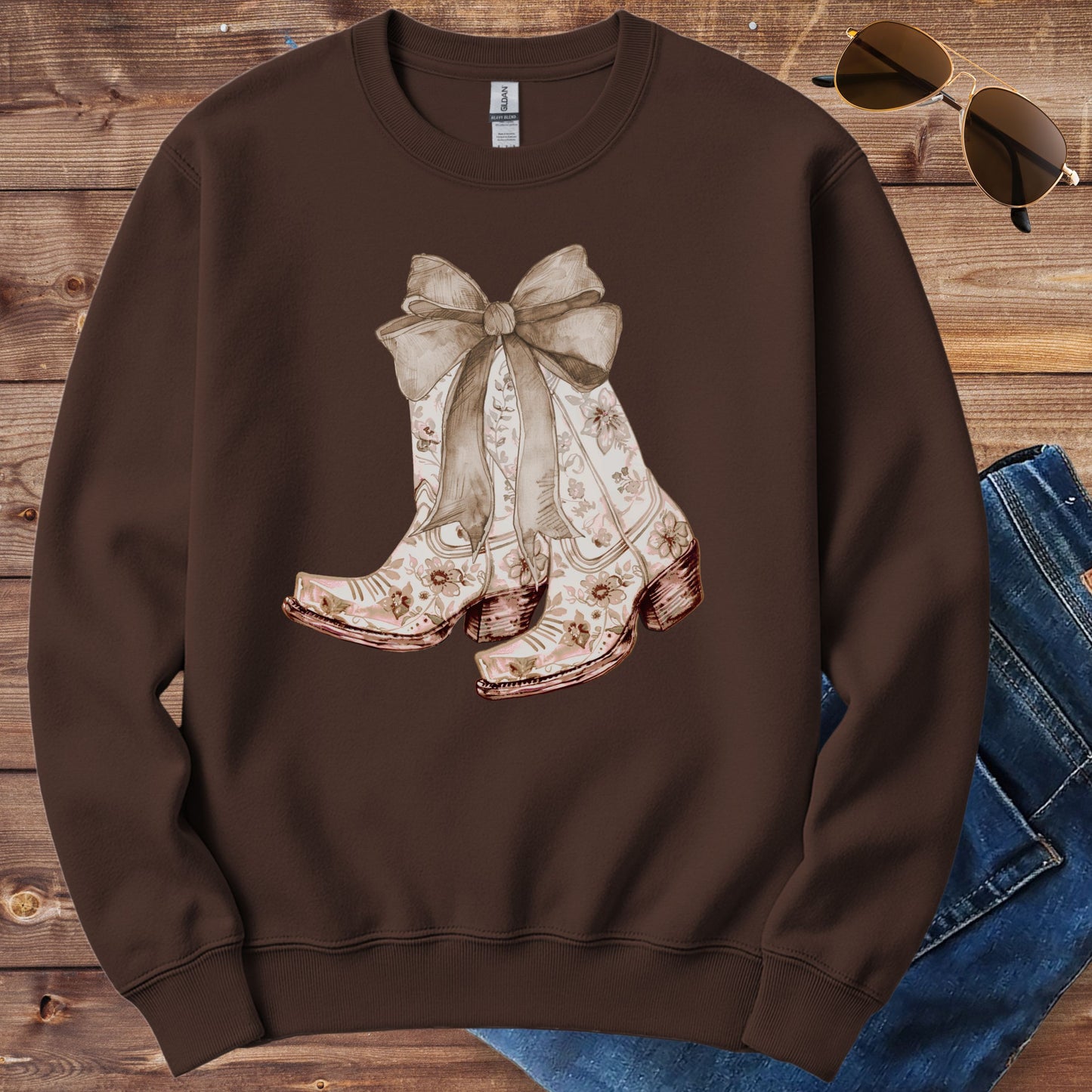 Cowgirl Boots Crewneck