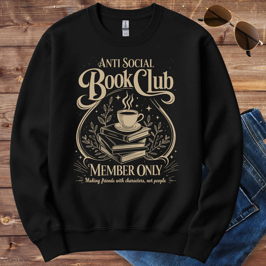 Anti Social Book Club Crewneck