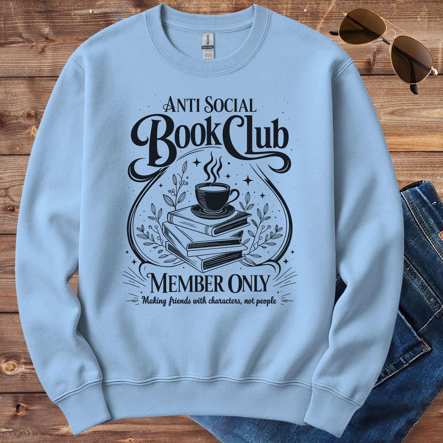 Anti Social Book Club Crewneck