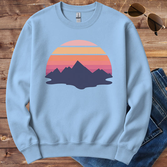 Mountain Sunset Crewneck